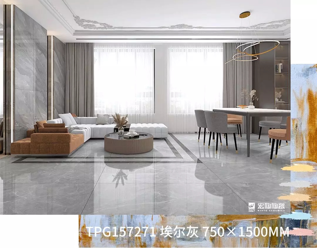 91免费版视频埃尔灰750X1500MM瓷砖成人91免费APP装修效果图