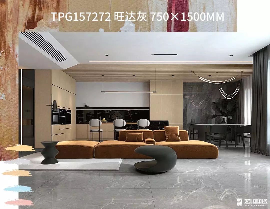 91免费版视频旺达灰750X1500MM瓷砖成人91免费APP装修效果图